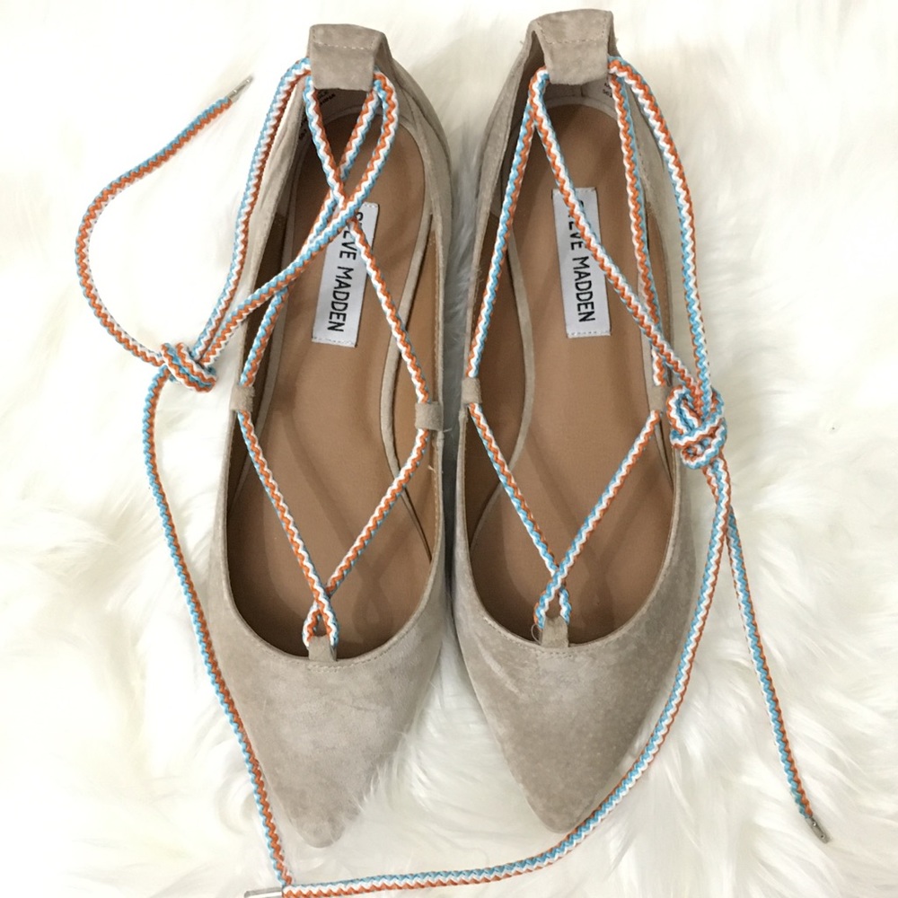 Steve Madden Blush Suede Flats